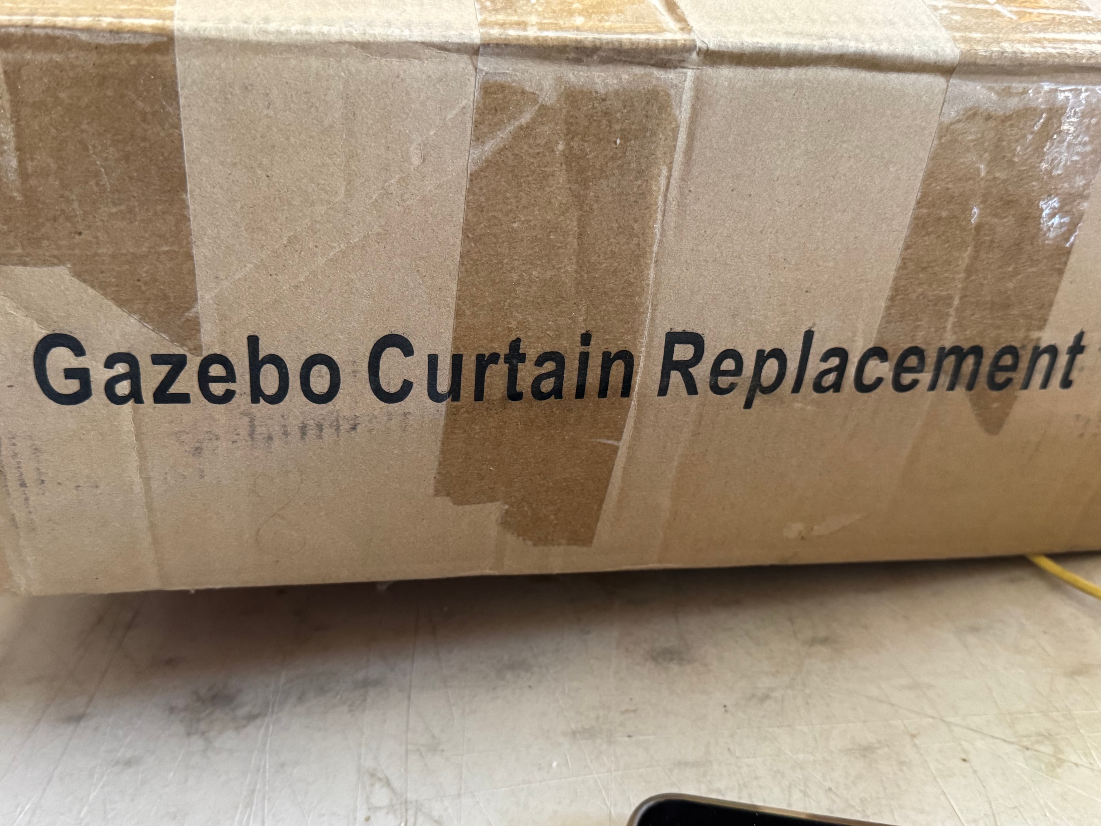 Gazebo curtain replacement