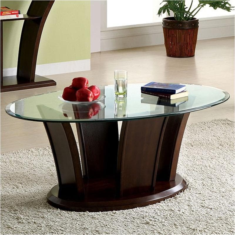 Manhattan Coffee Table - Brown Cherry