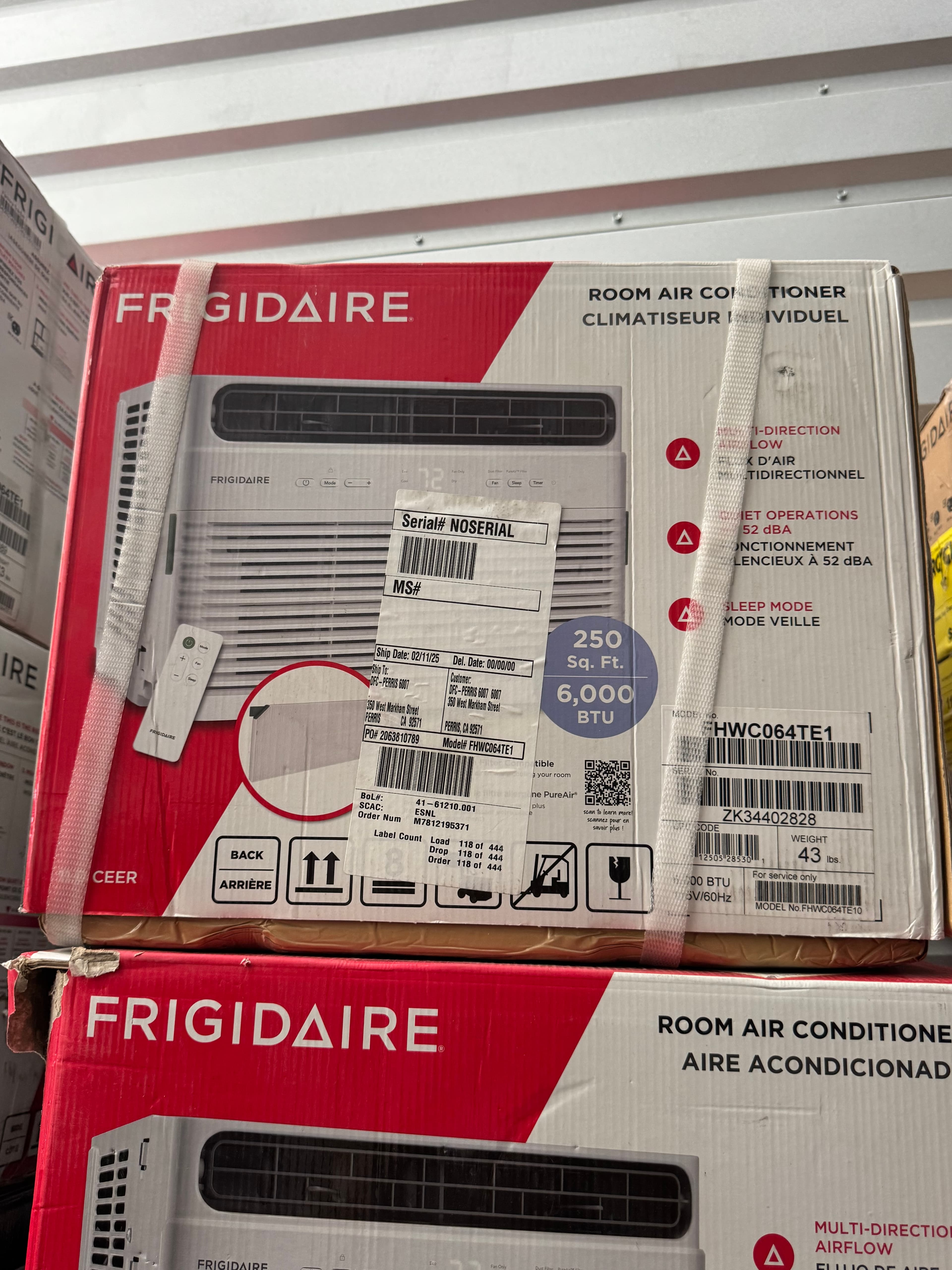 Frigidaire 6,000 BTU 120-Volt Window Room Air Conditioner