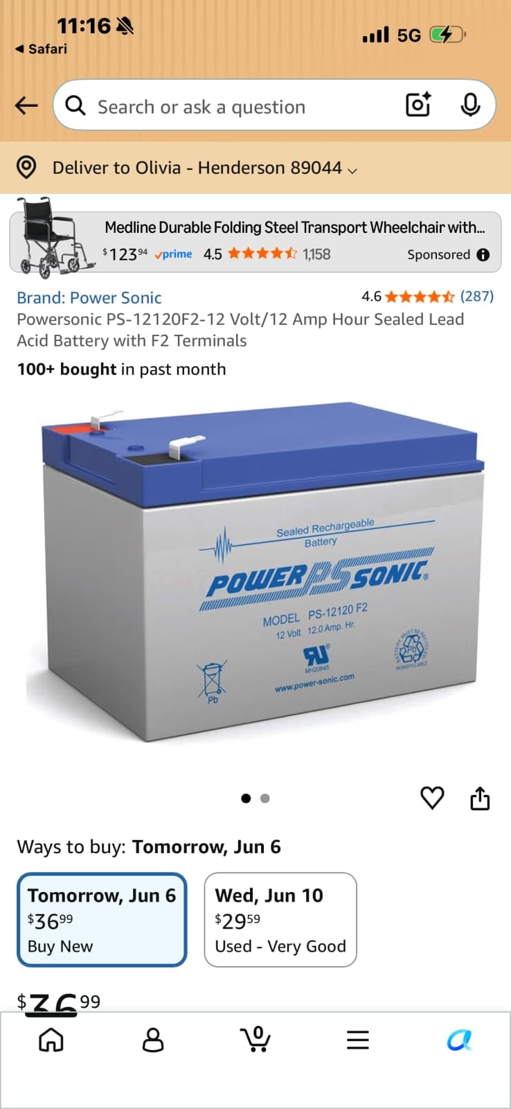 The Power-Sonic PS-12120 F2