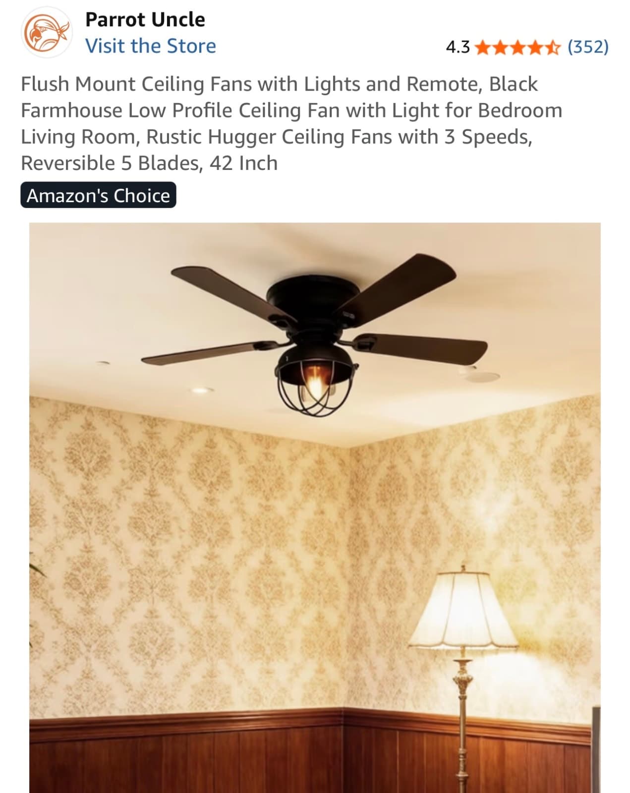 The Parrot Uncle F6232QQ110V