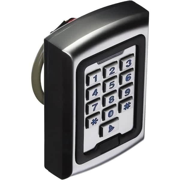 Universal Wired Metal Alloy Water Proof Keypad With Backlight LM177 12/24-Volt Gate Opener Remote/Transmitter