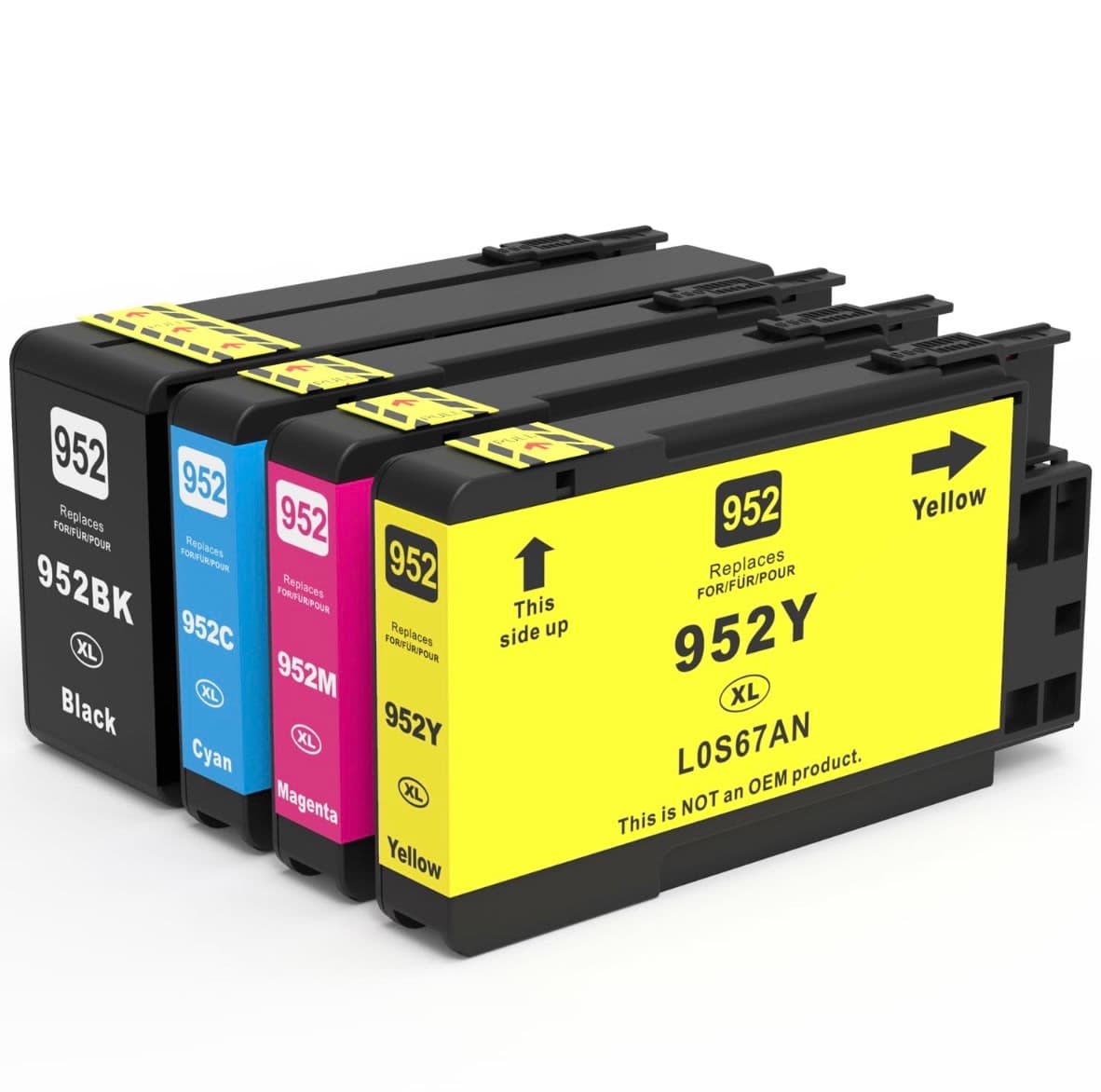 Colorfly 952XL Ink Cartridges Combo Pack Replacement For HP 952 XL Ink Cartridges To Use With HP Officejet Pro 8710 7740 8720 8702 8210 7720