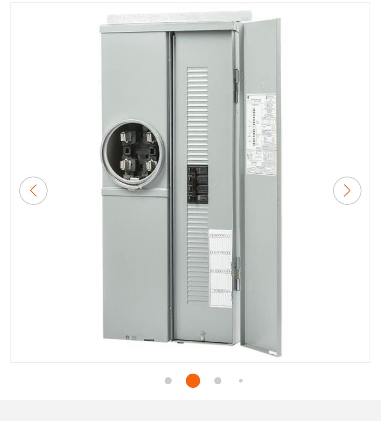 GE PowerMark Gold 200 Amp 20-Space 40-Circuit Ring-Type Overhead/Underground Combination Load Center