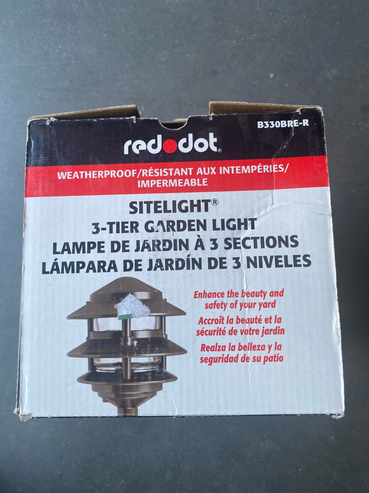 SiteLight 3-Tier Garden Light - Weatherproof Outdoor Lighting