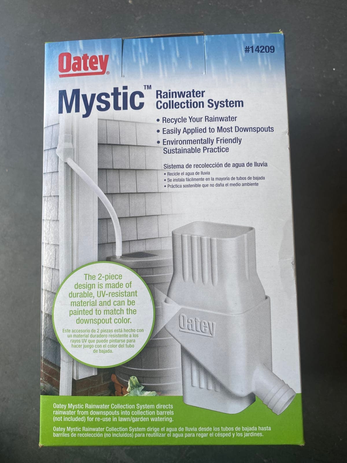 Oatey Mystic Rainwater Collection System - 2 Piece Set