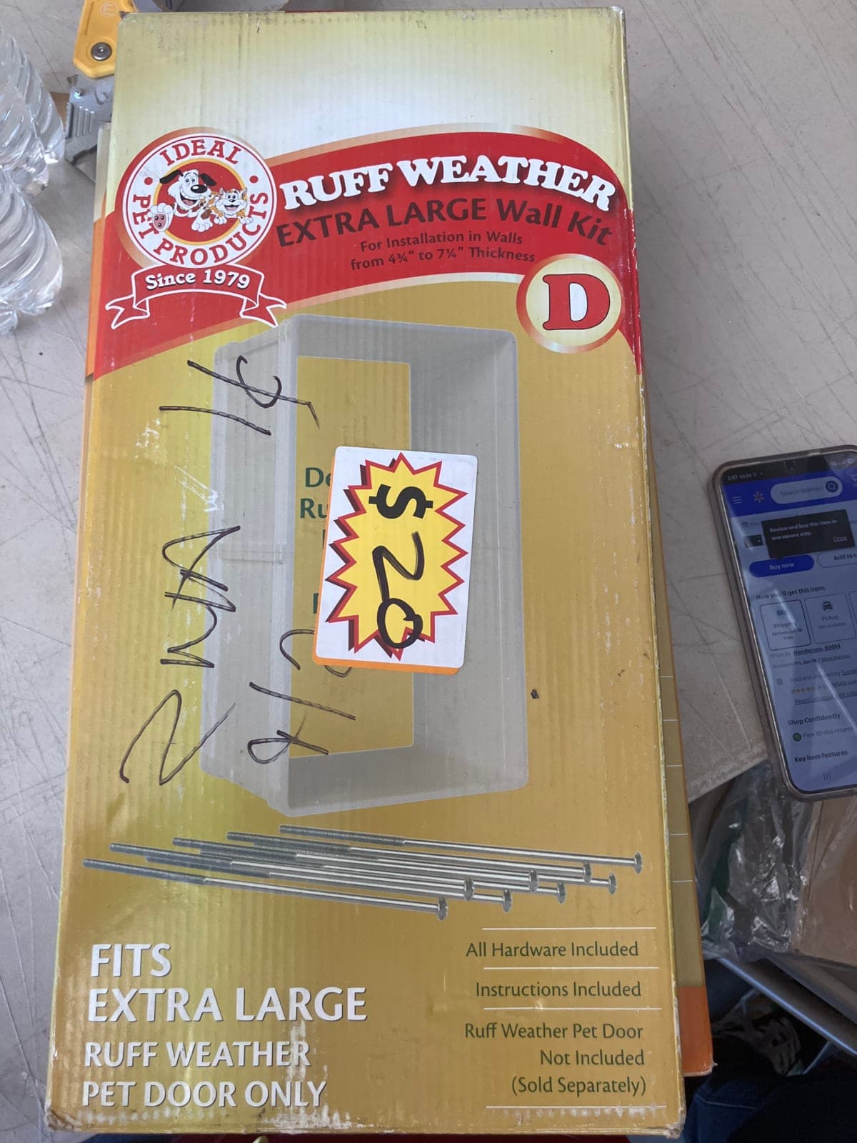 Ideal Pet Products Ruff Weather Extra Large Wall Kit