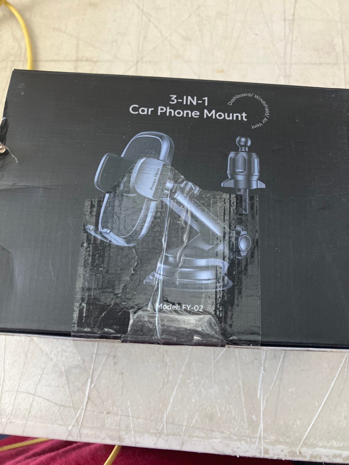 3-IN-1 Car Phone Mount Model FY-02