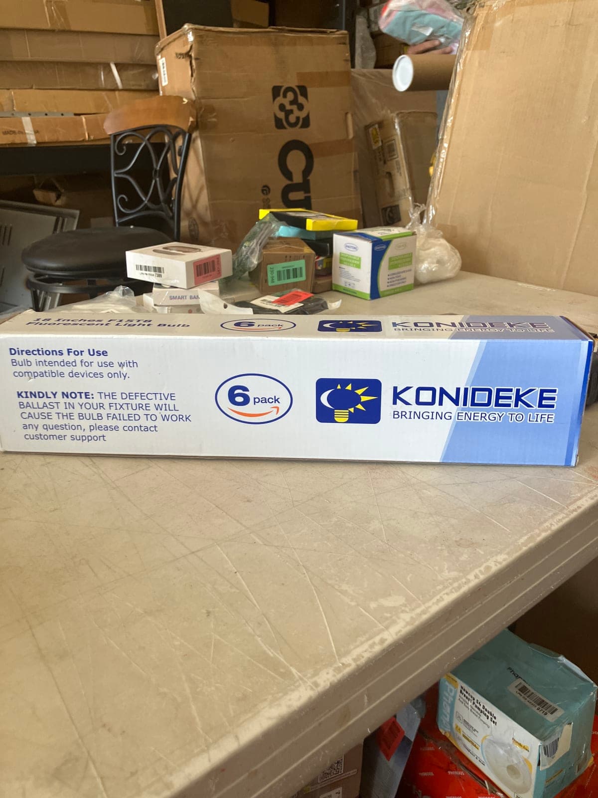 KONIDEKE 6 Pack LED Light Bulbs - Energy Efficient