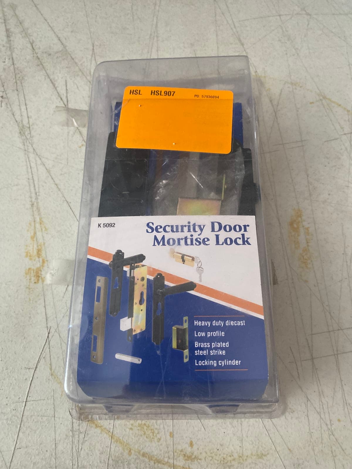 Security Door Mortise Lock - Heavy Duty Diecast