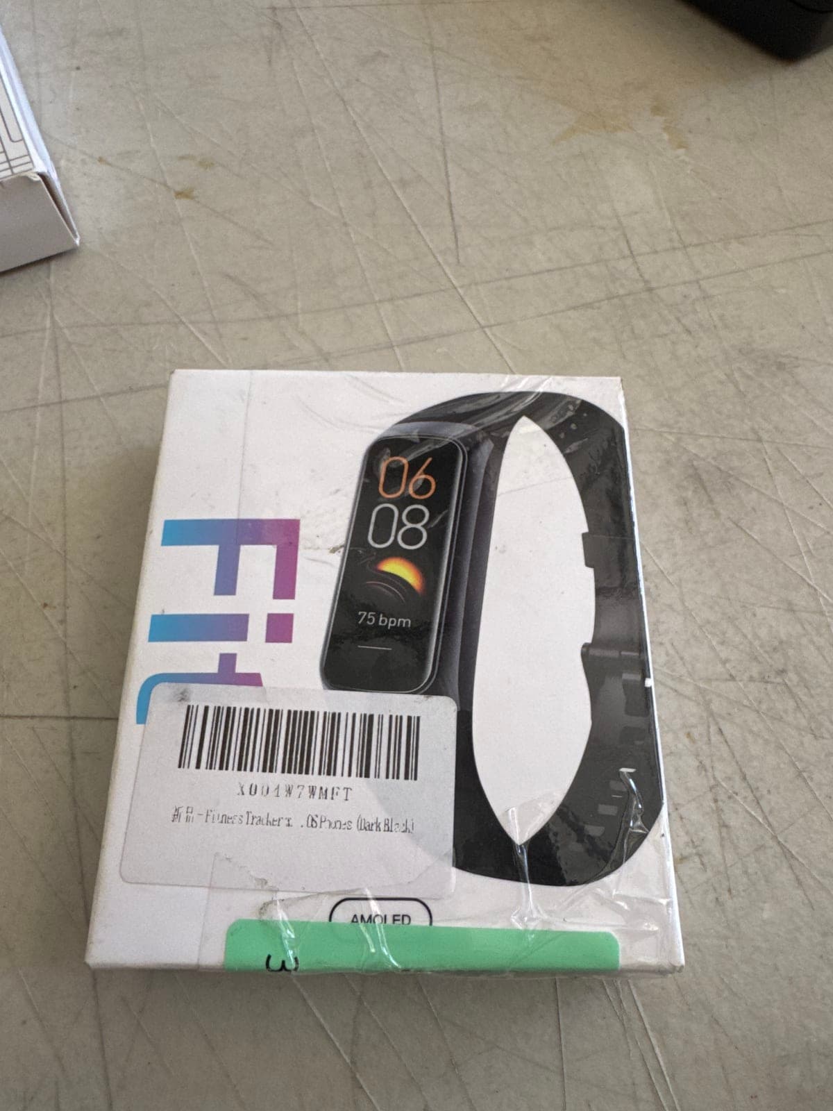 Fitbit Fitness Tracker - 6-Panel Dark Black