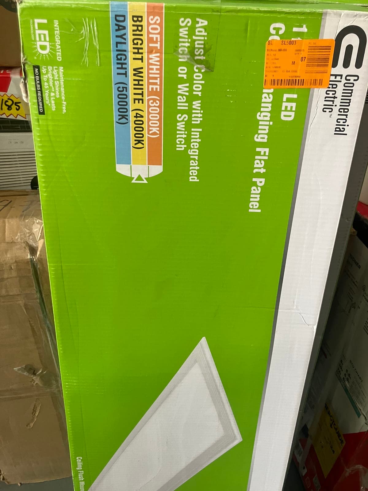 Commercial Electric 1x4 LED Hanging Flat Panel Light