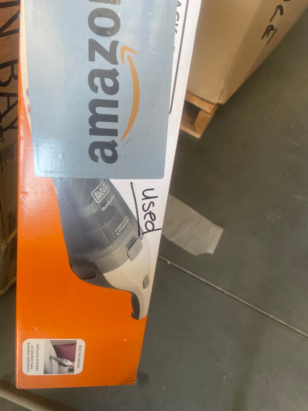 Black+Decker Cordless Lithium Hand Vacuum - Used