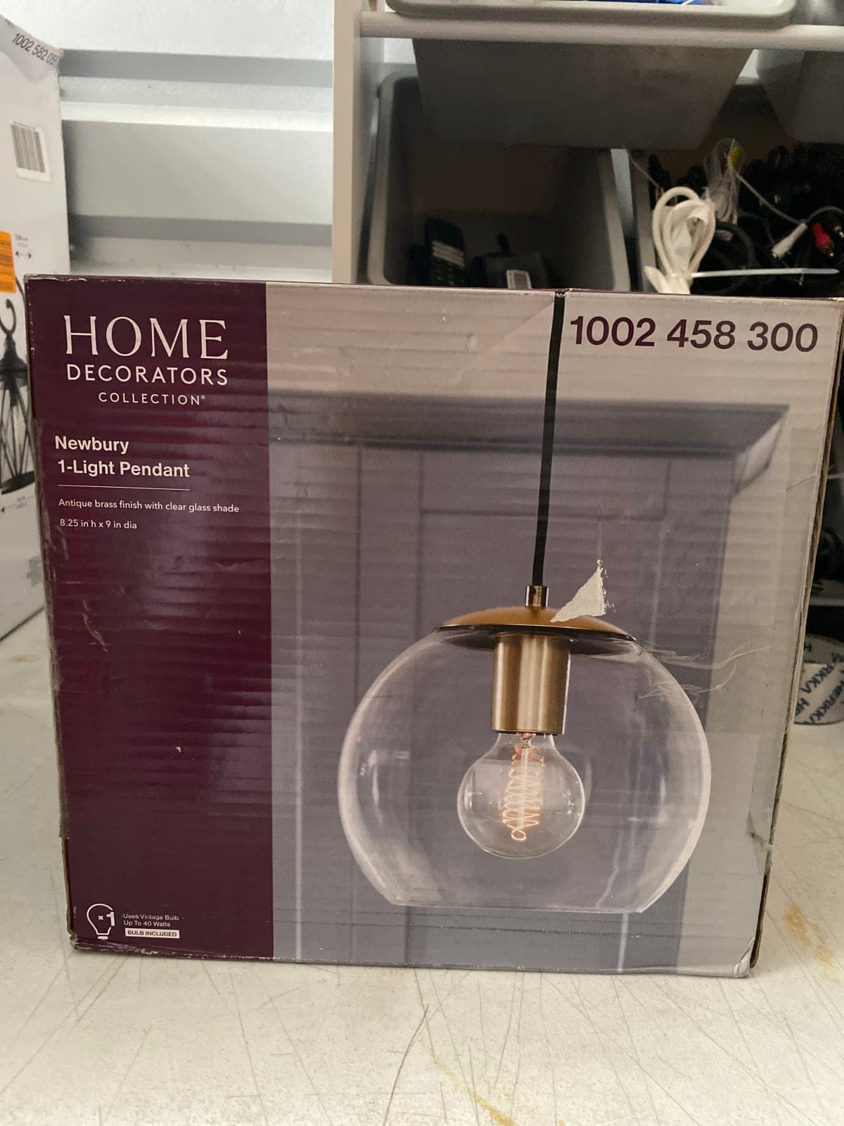Home Decorators Collection Newbury 1-Light Pendant