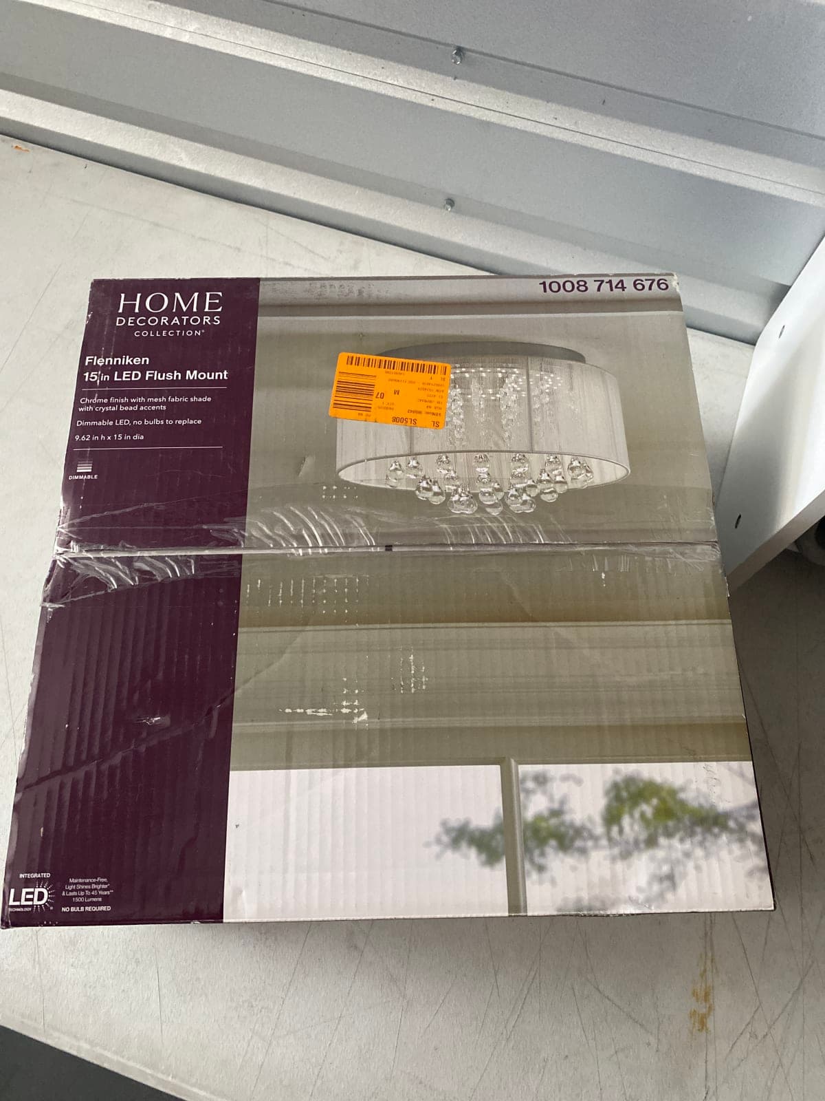 Home Decorators Collection Flenniken 15" LED Flush Mount Light