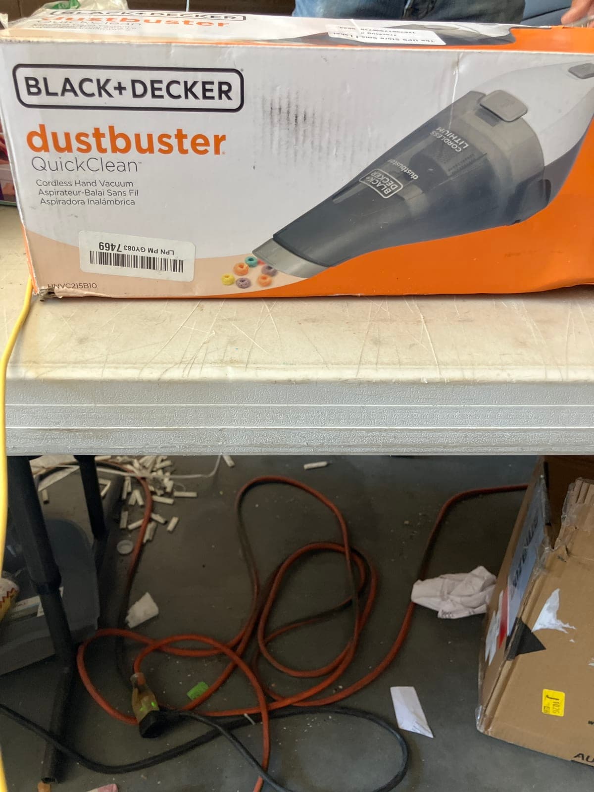 BLACK+DECKER Dustbuster QuickClean Cordless Hand Vacuum