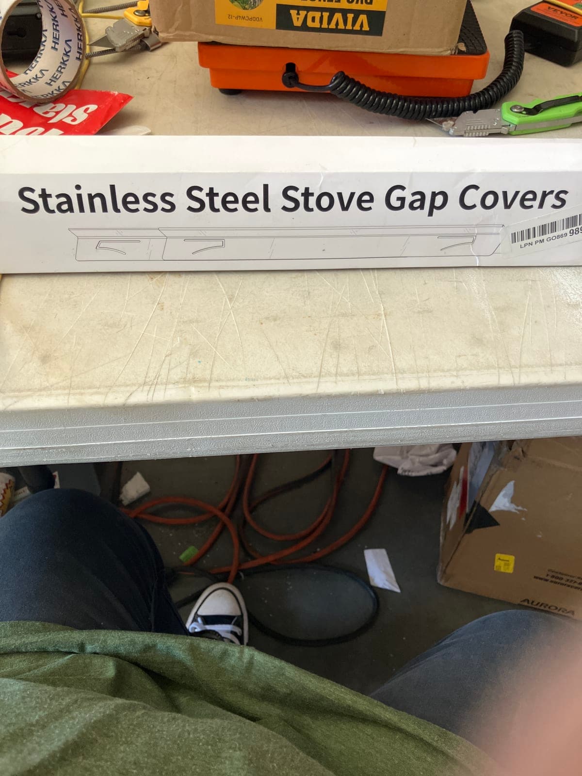 Stainless Steel Stove Gap Covers - Universal Fit