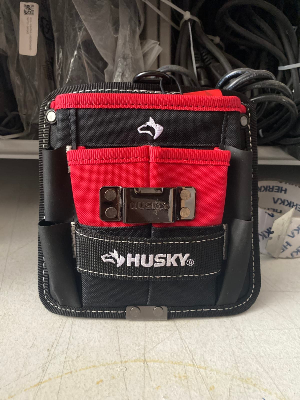 Husky Tool Organizer Pouch with Multiple Pockets