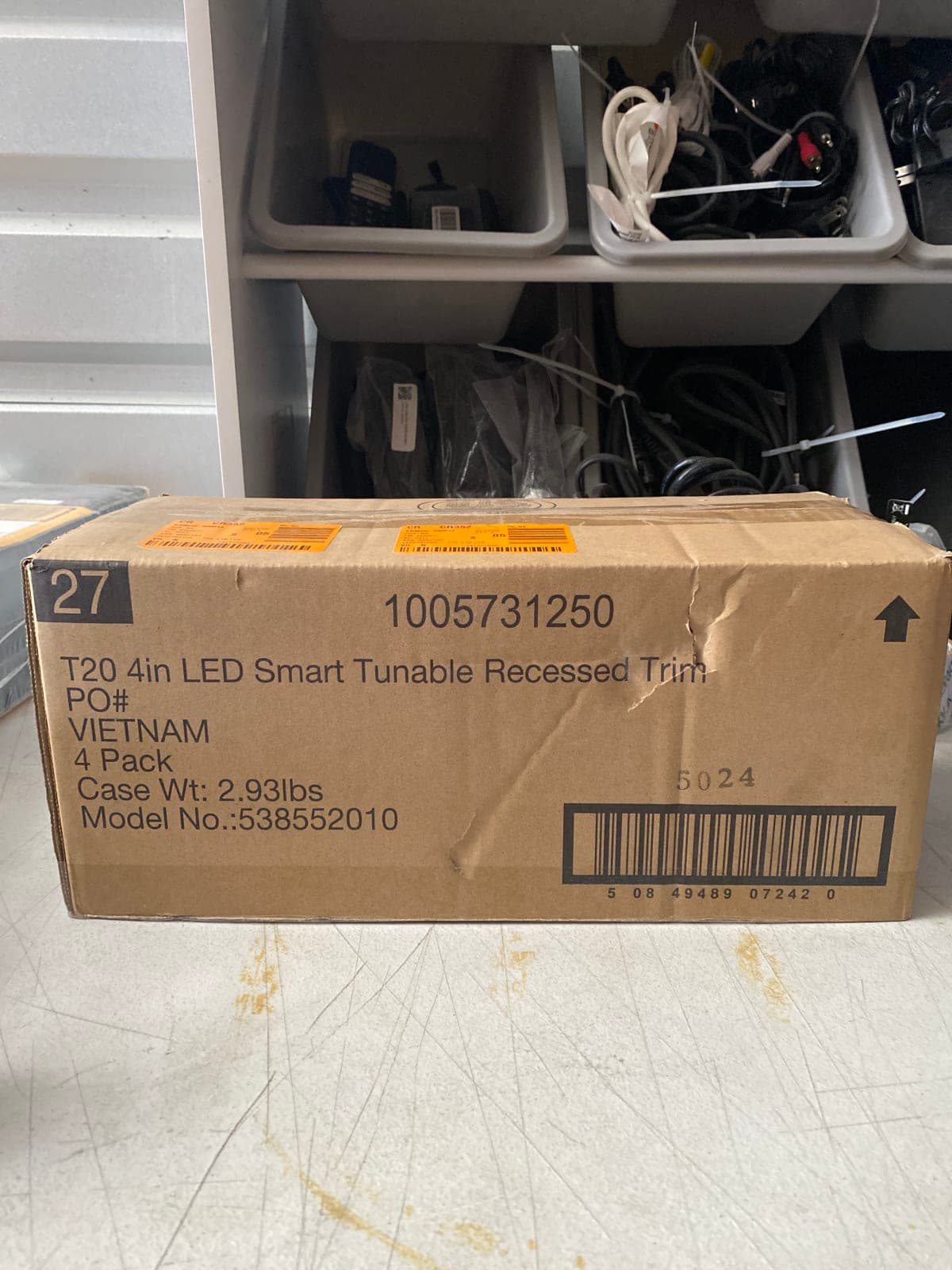 T20 4in LED Smart Tunable Recessed Trim - 4 Pack
