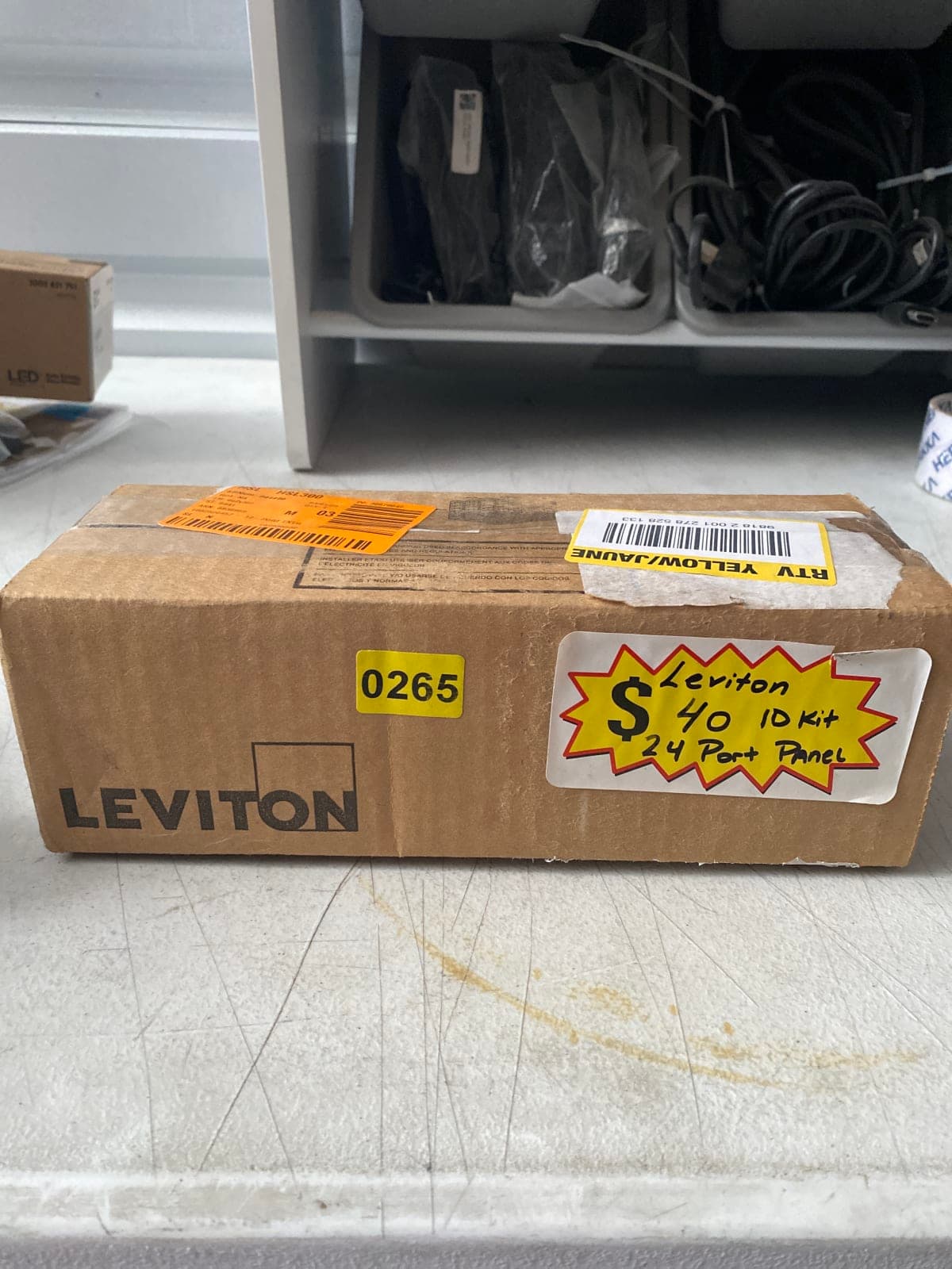 Leviton 24-Port Patch Panel Kit
