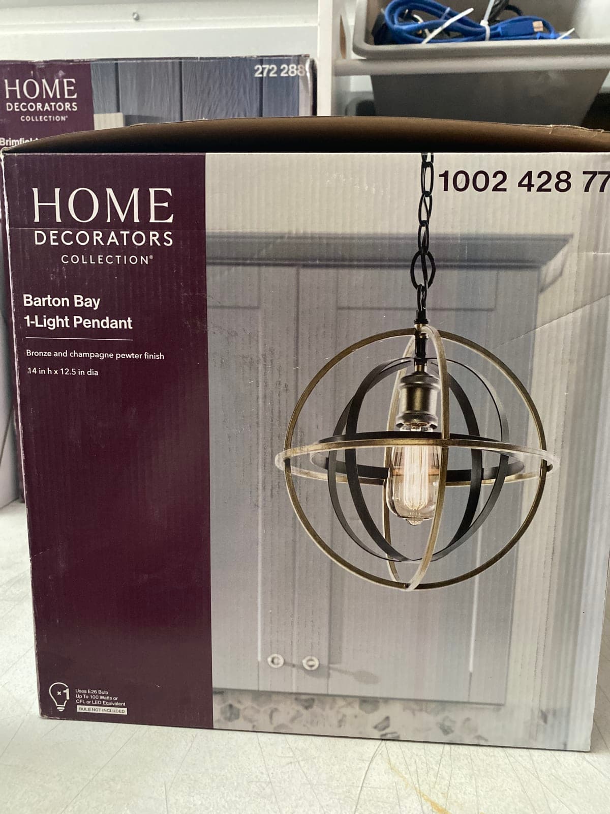 Home Decorators Collection Barton Bay 1-Light Pendant