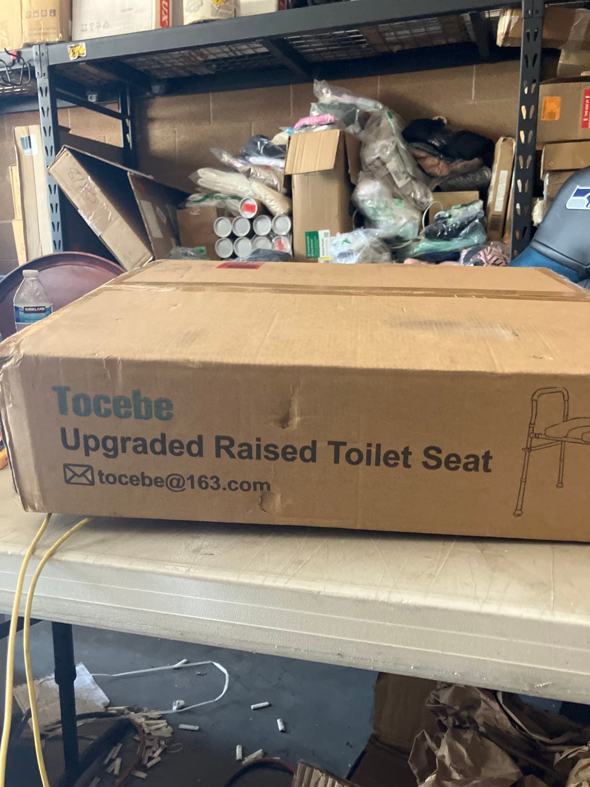 Tocebe Upgraded Raised Toilet Seat - Adjustable Height