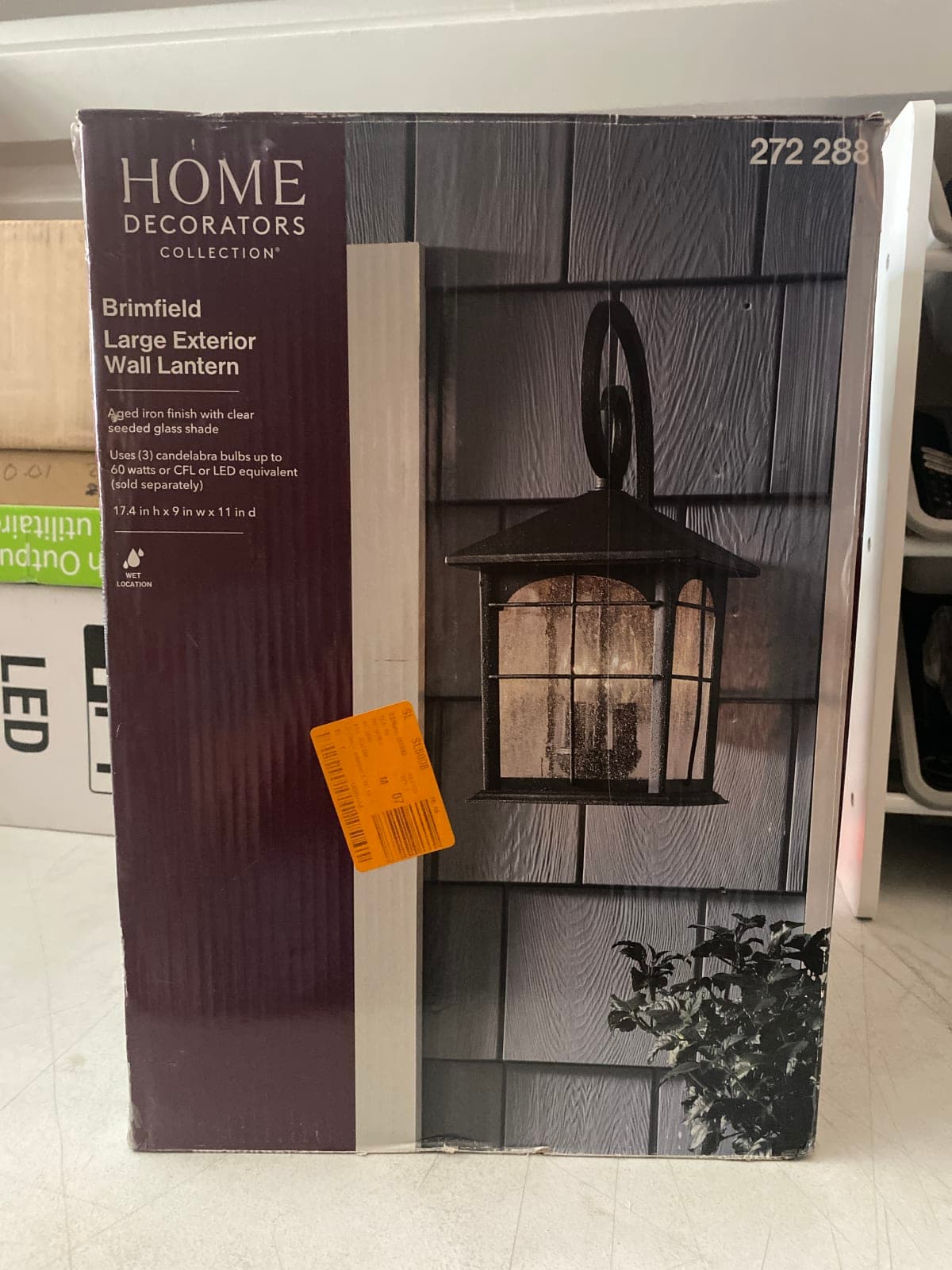 Home Decorators Collection Brimfield Large Exterior Wall Lantern