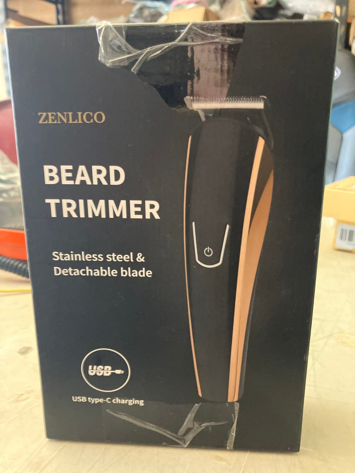 Zenlico Beard Trimmer - Stainless Steel & USB Type-C Charging