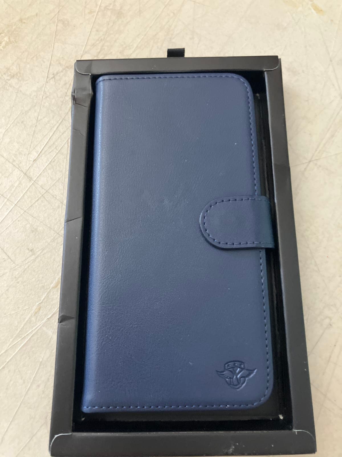 DuckSky Phone Wallet Case - Navy Blue