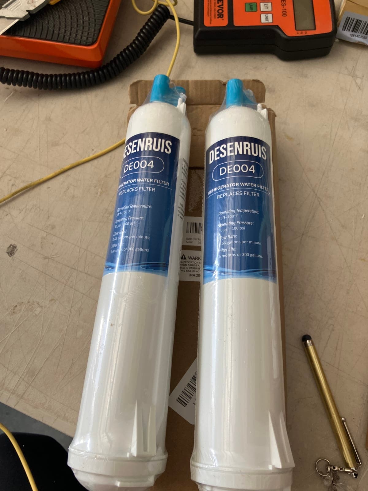 Desenruis Water Filter Replacement Pack of 2