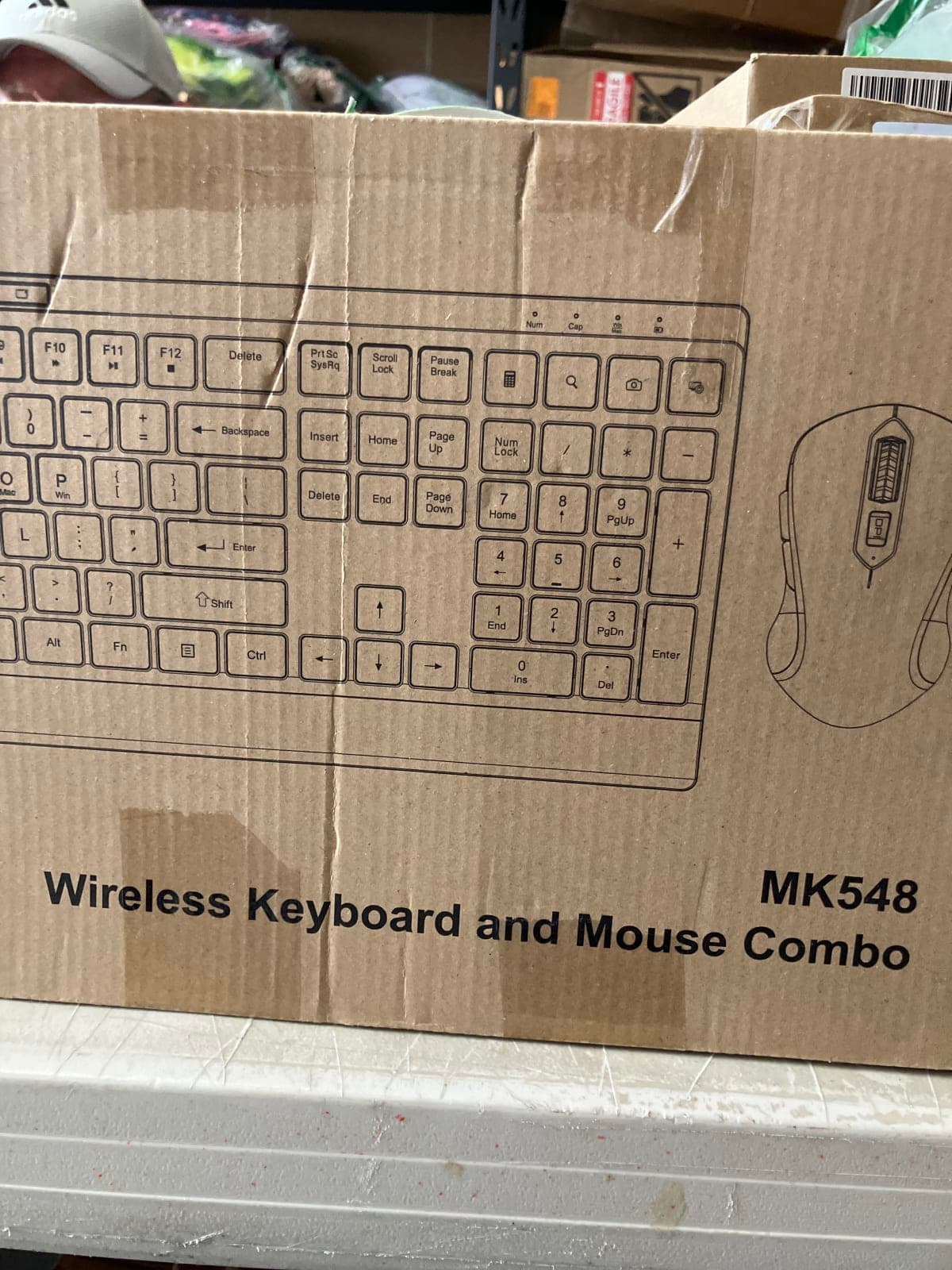 Wireless Keyboard and Mouse Combo MK548