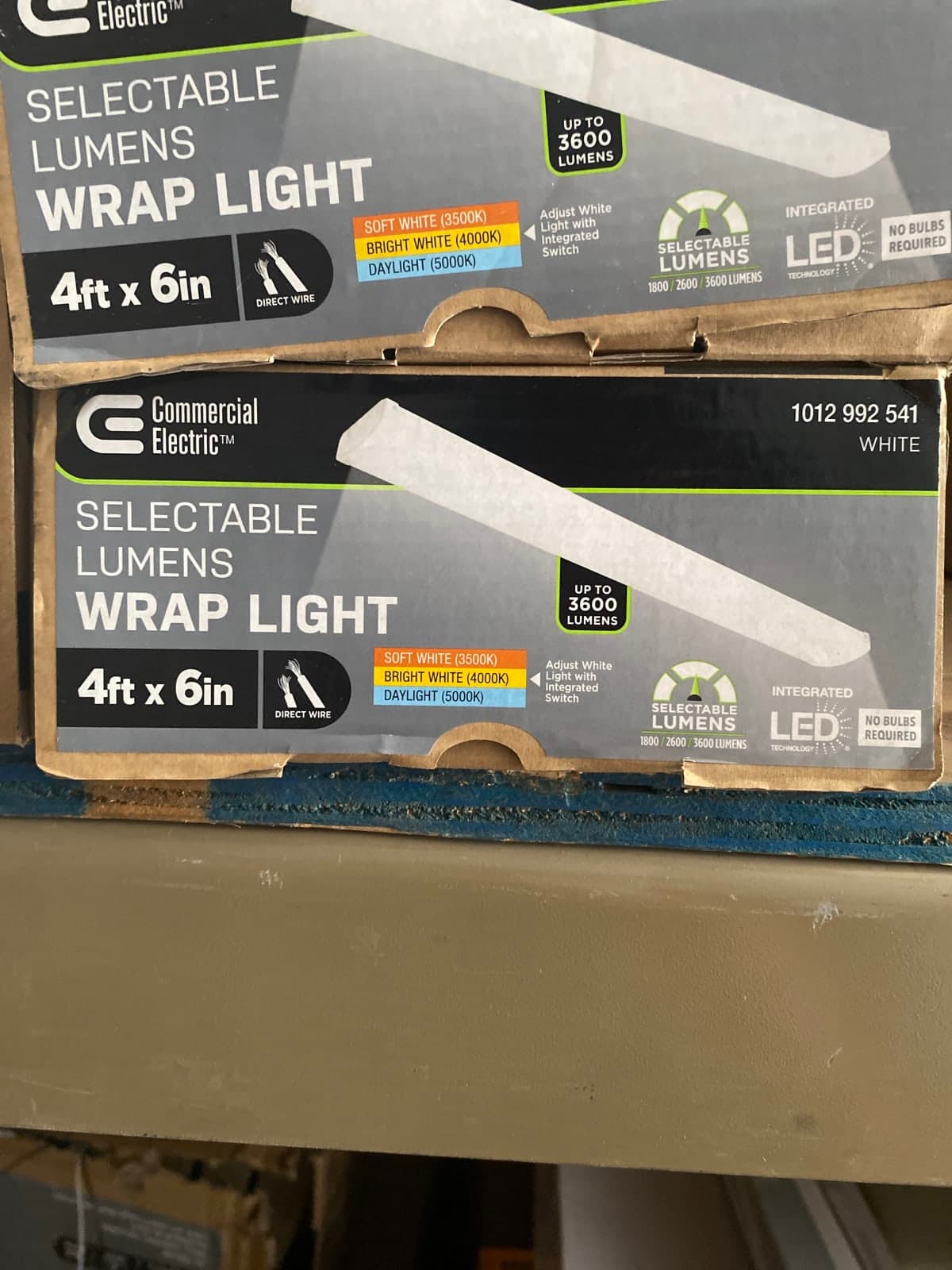 Commercial Electric 4ft Selectable Lumens Wrap Light