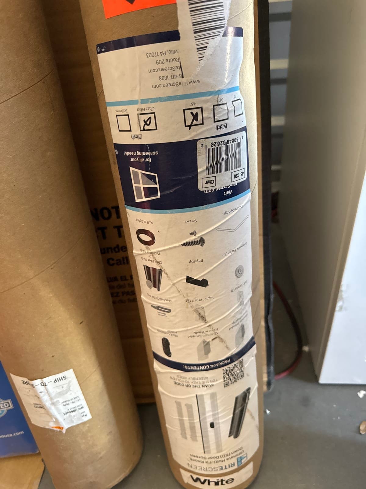 Ritesseren Window Screen Kit - 36" x 48" - White