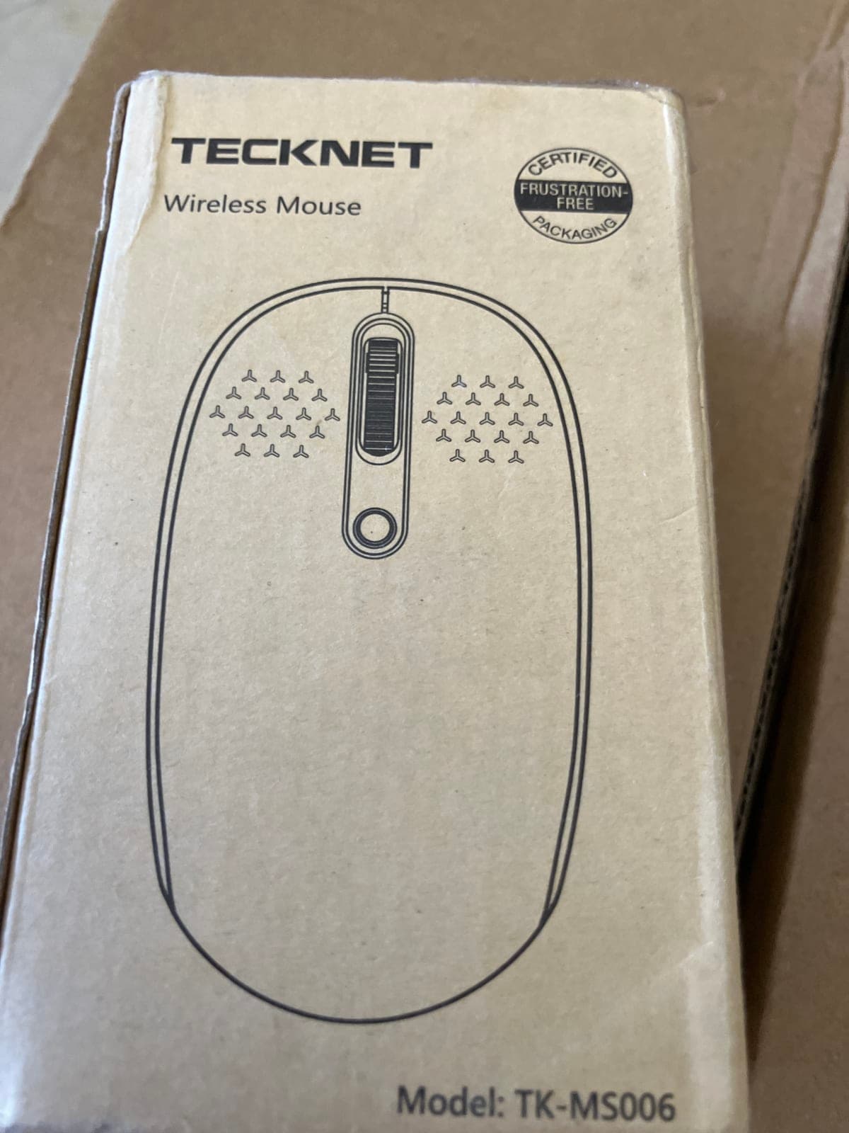 TeckNet Wireless Mouse TK-MS006 - Ergonomic Design