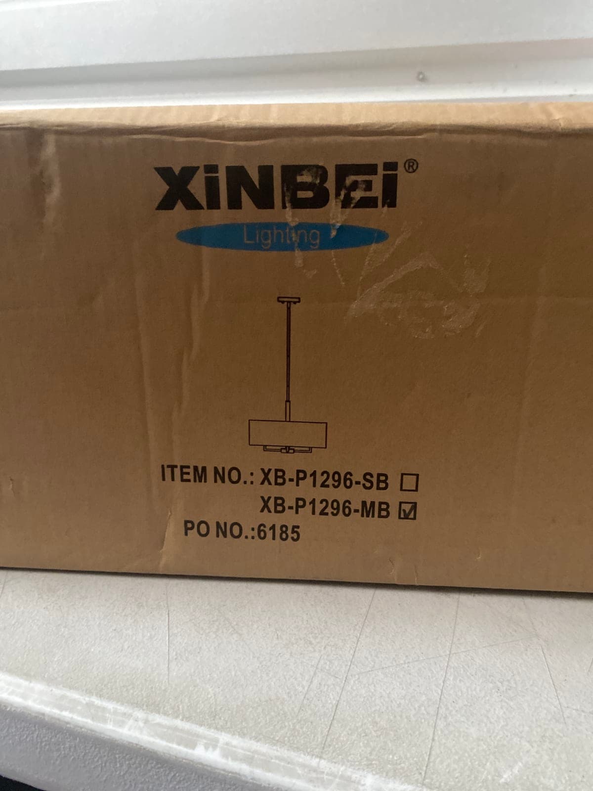 Xinbei Lighting XB-P1296-MB Modern Ceiling Light Fixture