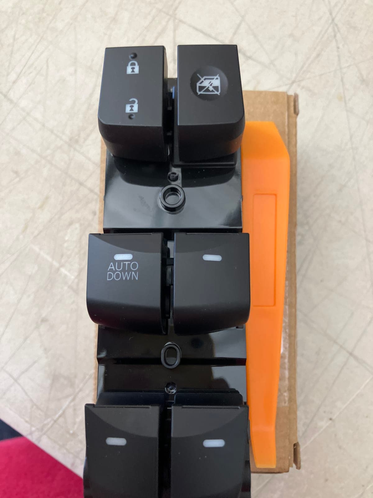 Electric Window Control Switch - Auto Down Feature
