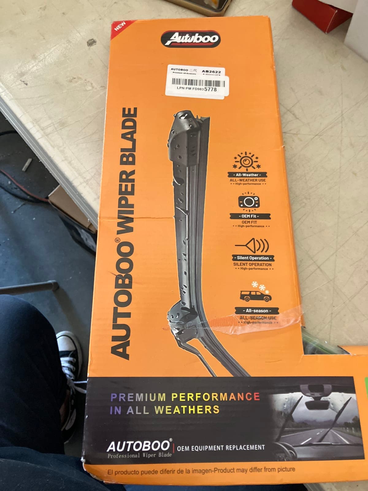 Autoboo All-Weather Wiper Blade - Premium Performance
