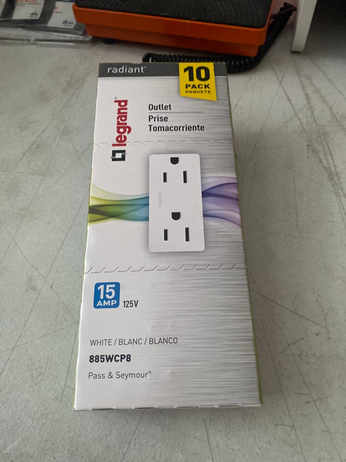 Legrand Radiant 10-Pack 15 Amp Electrical Outlets - White