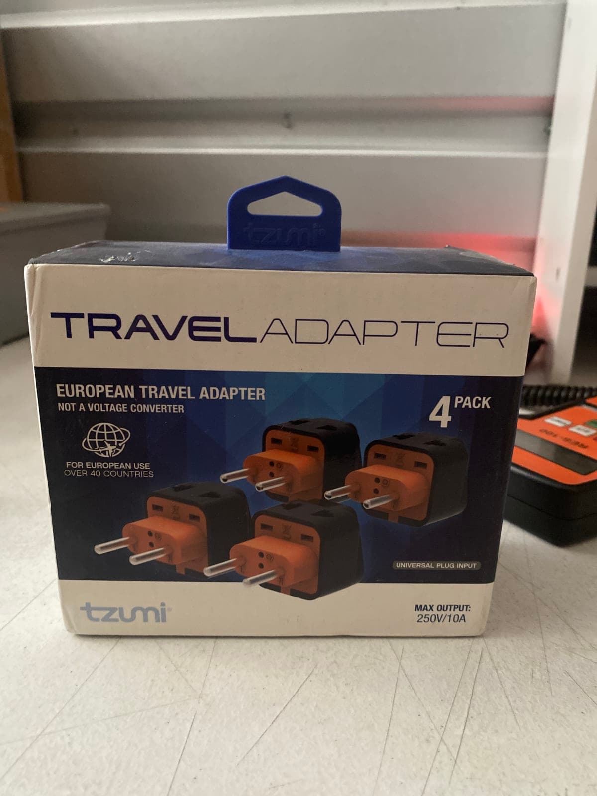 Tzumi European Travel Adapter - 4 Pack
