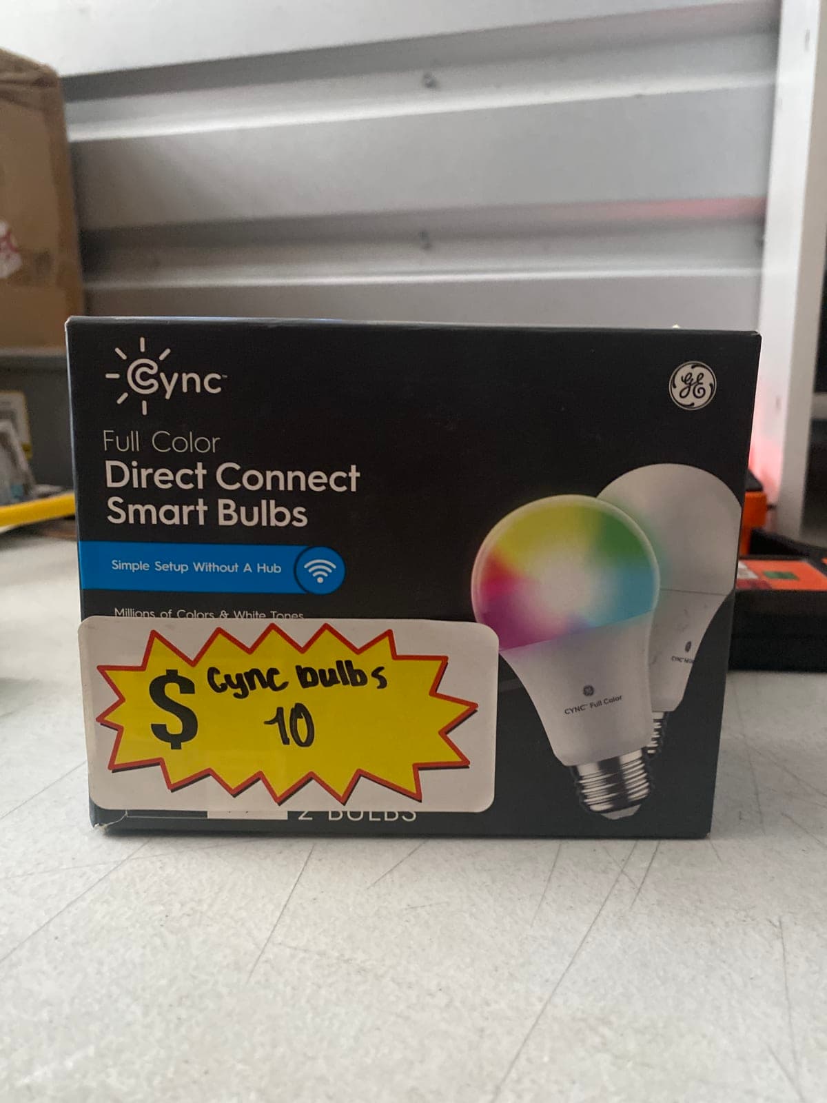 GE CYNC Full Color Direct Connect Smart Bulbs - 2 Pack