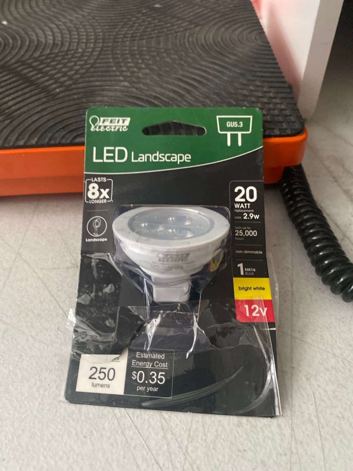 Feit Electric LED Landscape Light Bulb 20W Replacement GU5.3
