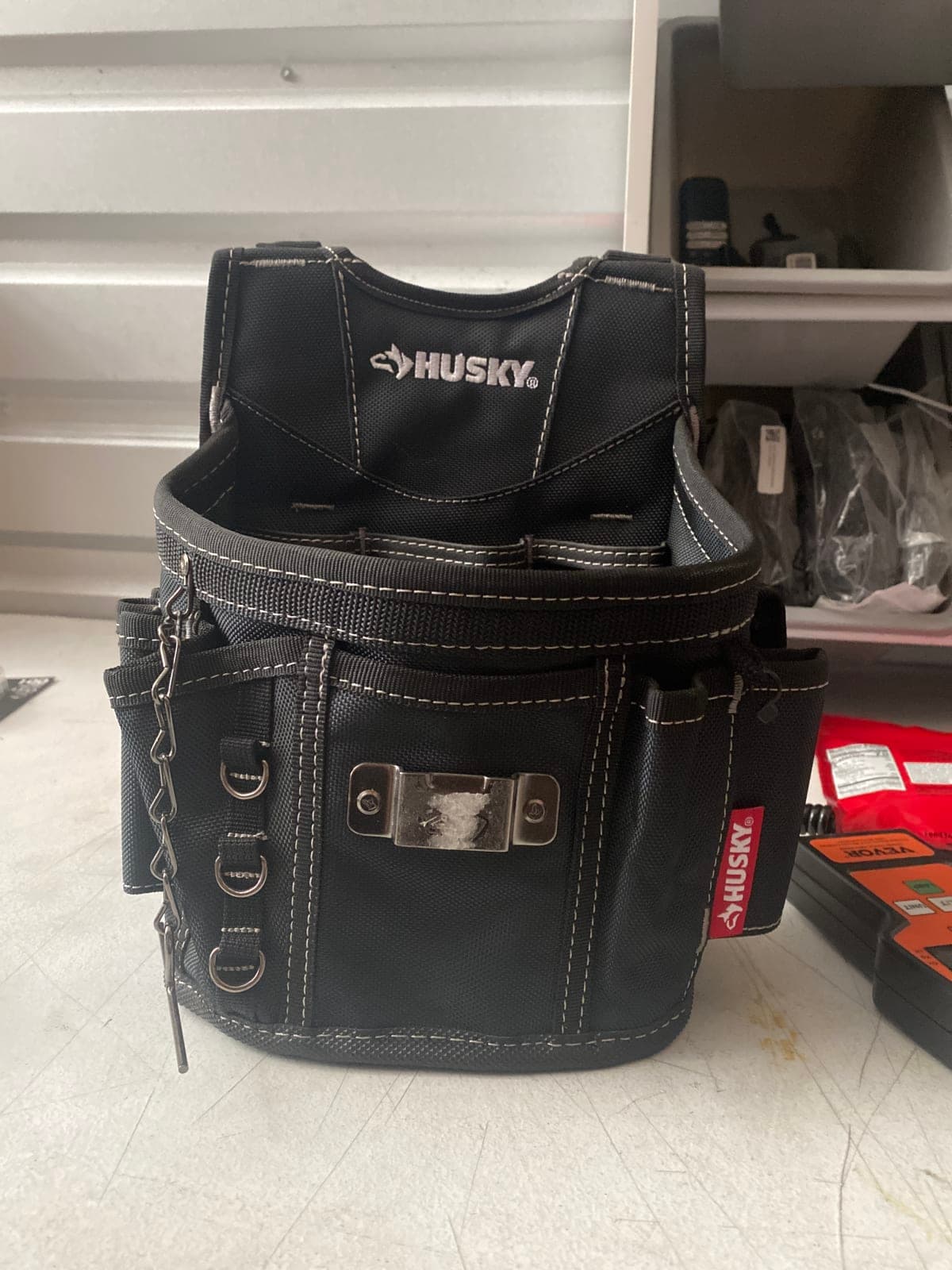 Husky Tool Belt Pouch - Durable and Versatile Storage Solution