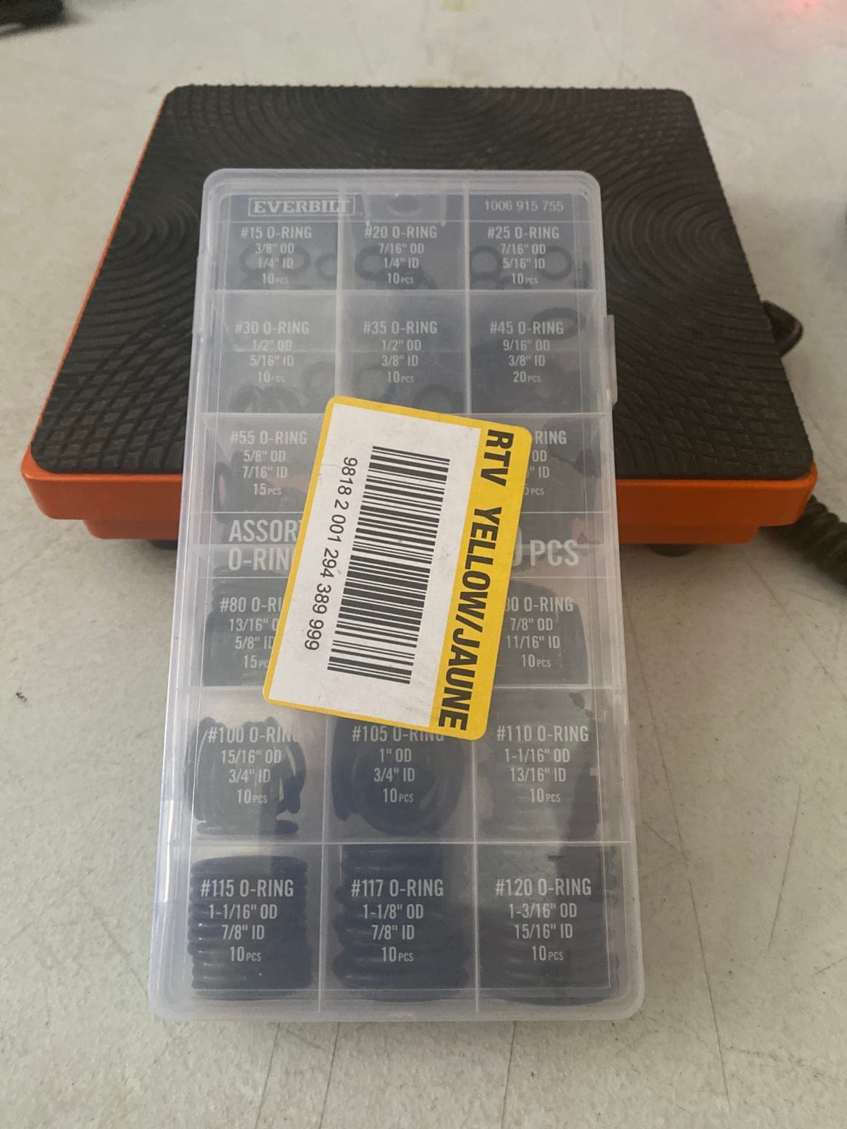 Everbilt Assorted O-Ring Set - 100 Pieces