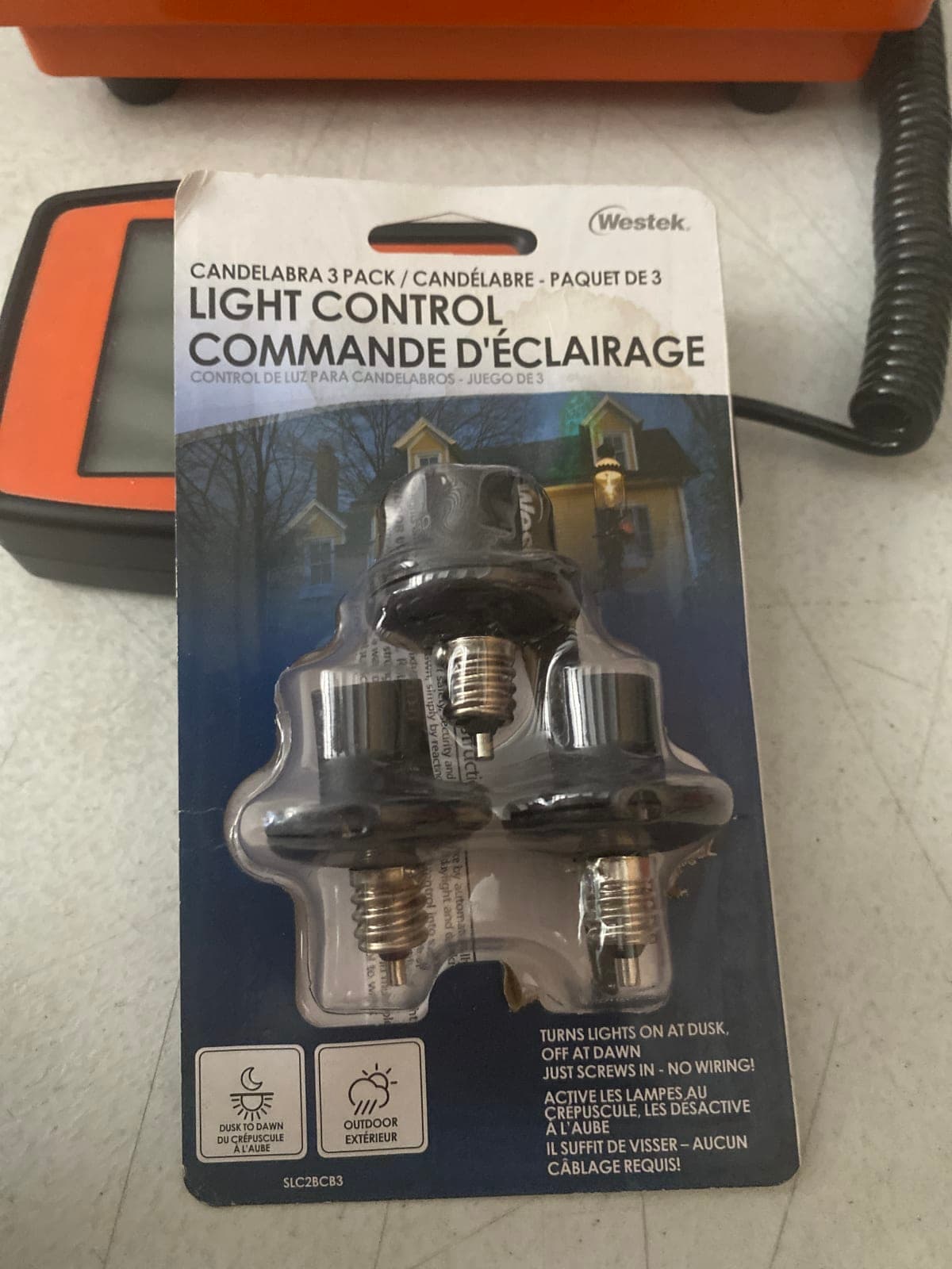 Westek Light Control Candleabra 3 Pack - Dusk to Dawn