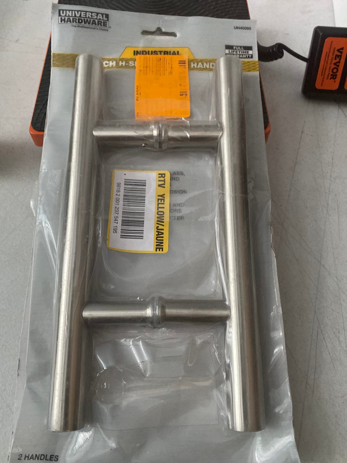 Universal Hardware Industrial H-Style Handles - 2 Pack
