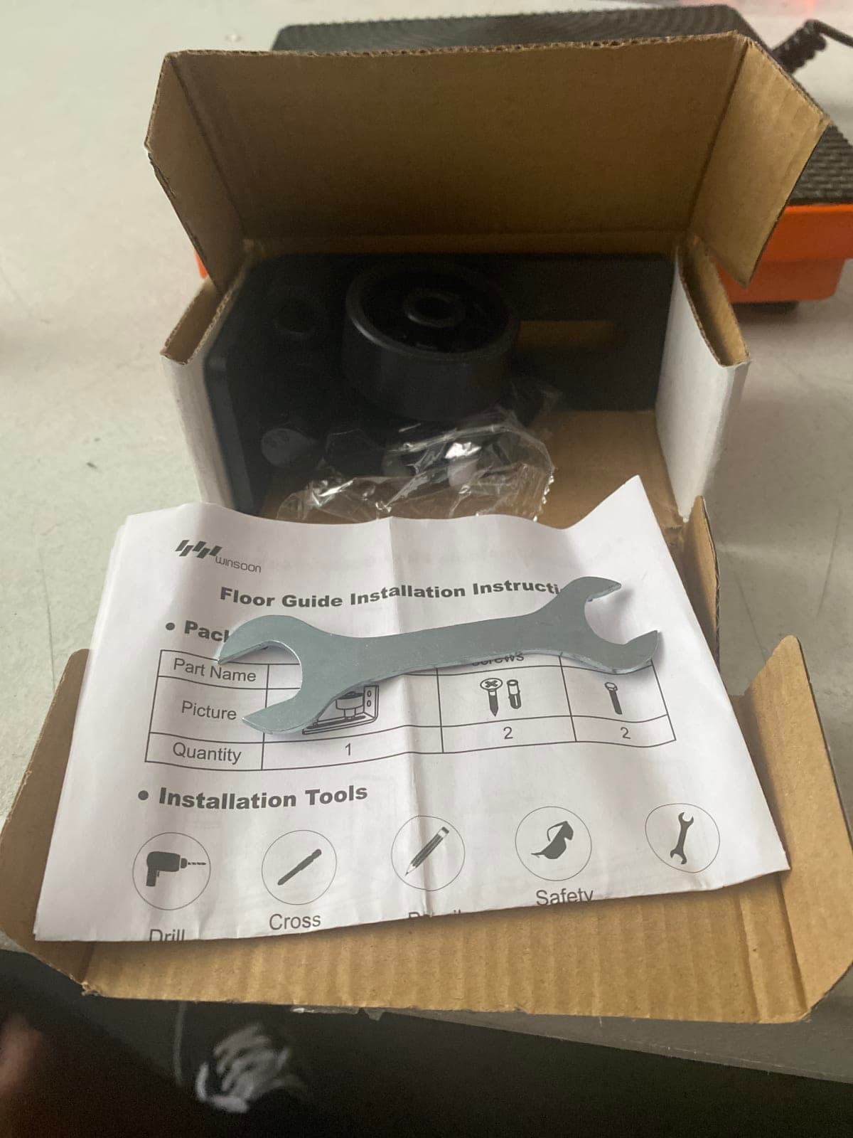 Winsoon Floor Guide Installation Kit
