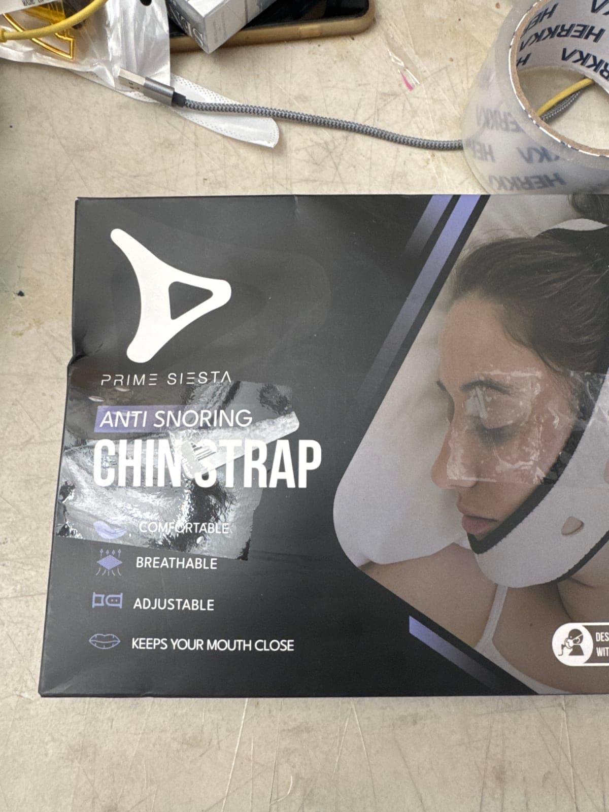 Prime Siesta Anti Snoring Chin Strap - Adjustable & Comfortable