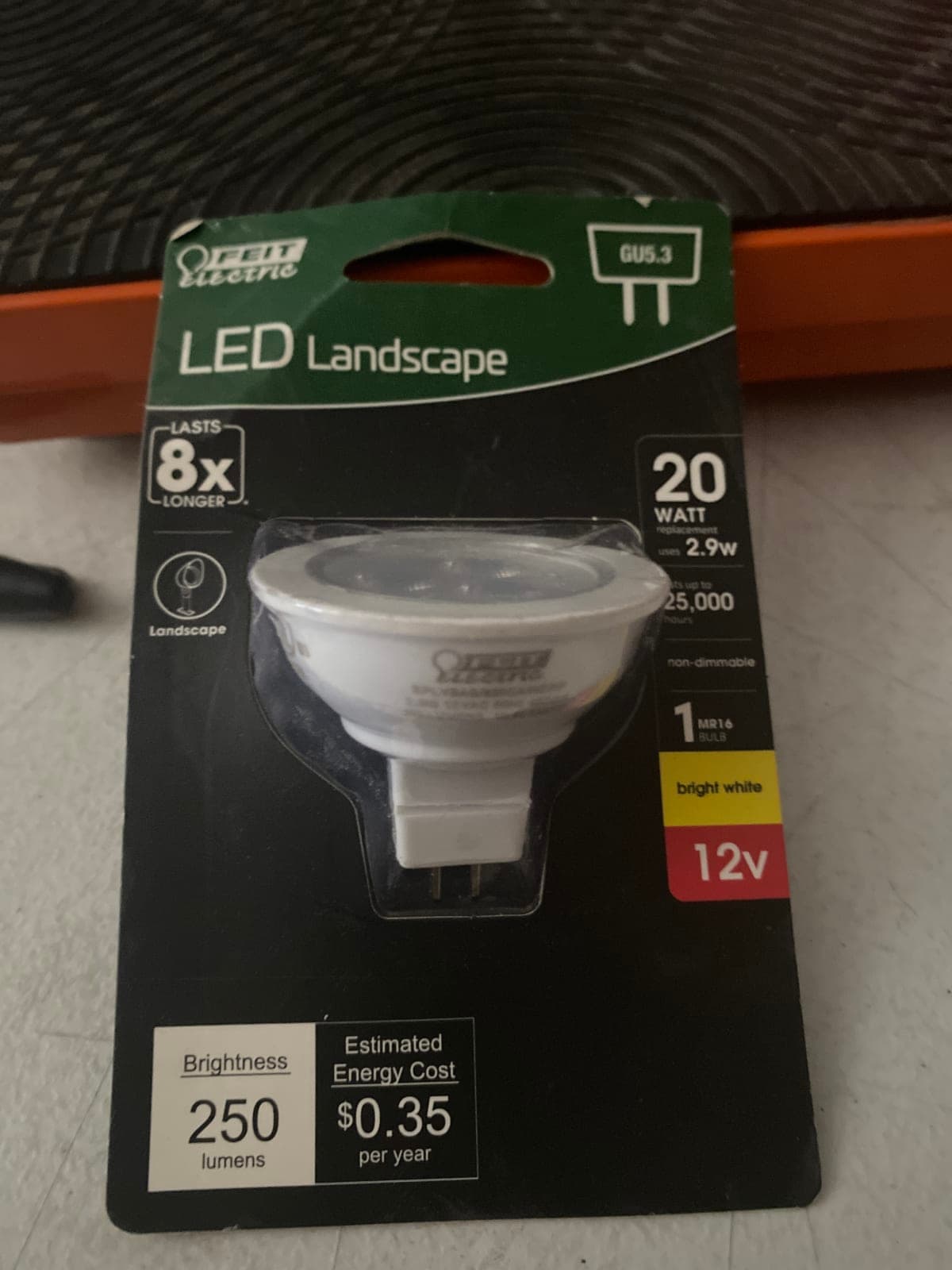 Feit Electric LED Landscape Light Bulb GU5.3 20W Replacement