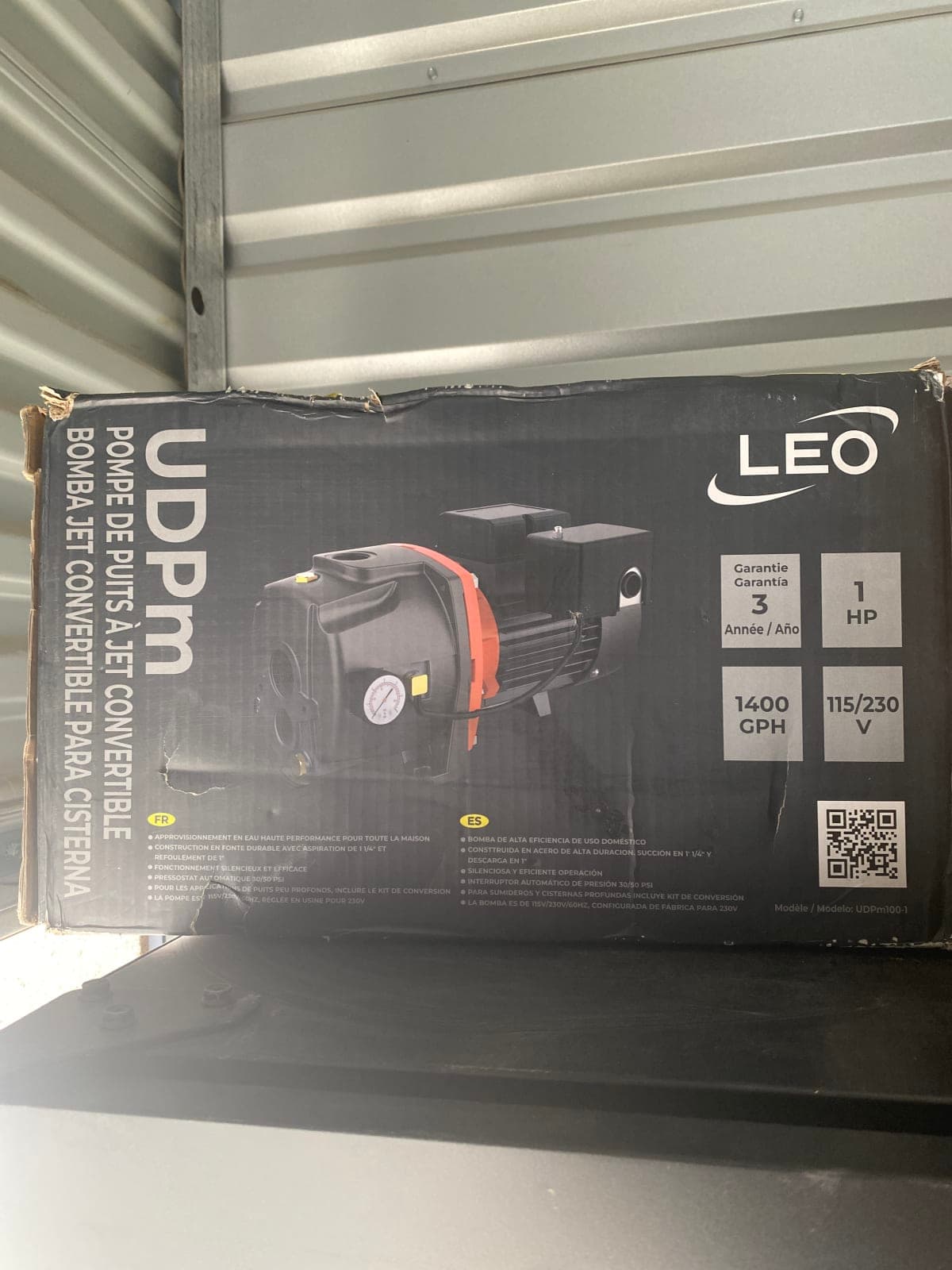 LEO UDPm 1 HP Convertible Jet Pump - 1400 GPH