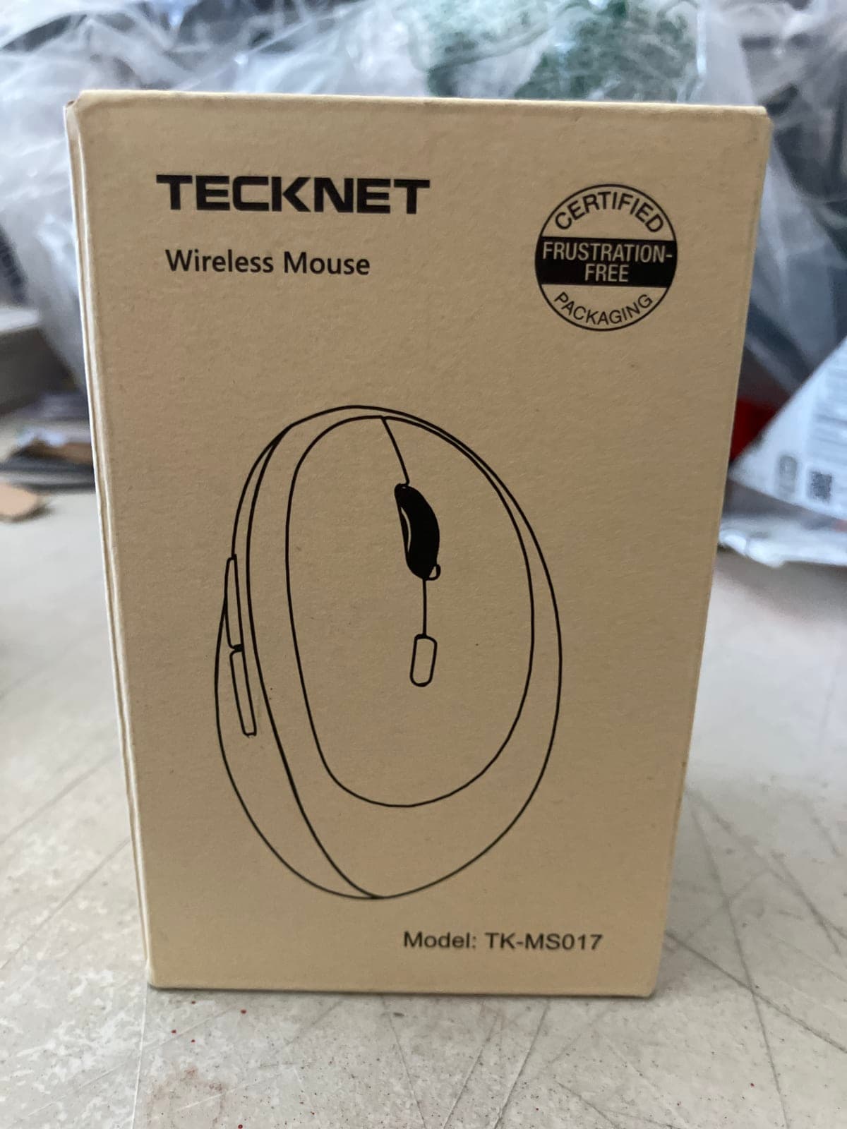 Tecknet Wireless Mouse TK-MS017 - Frustration-Free Packaging